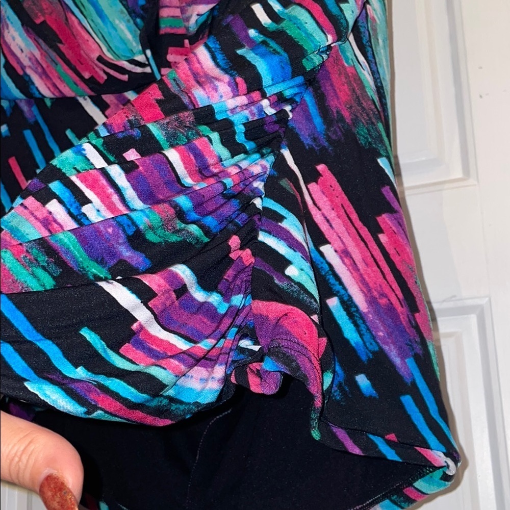 Catalina Pink and Blue Swim Camisole - Picture 6 of 7